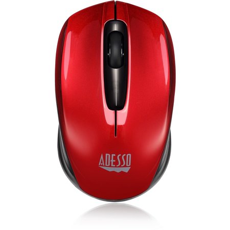 ADESSO PUBLISHING Adesso Red Imouses50 2.4Ghz Wireless Mini Optical Mouse . 1200 Dpi,  IMOUSES50R